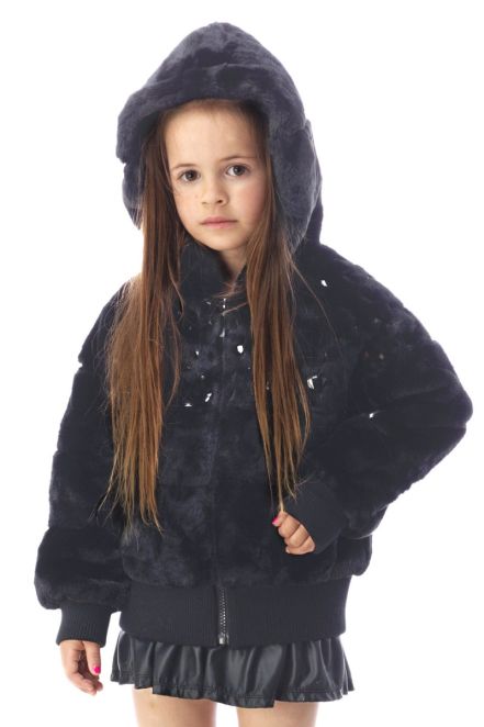 PERMISI GEM FAUX FUR JACKET