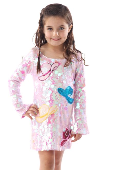 VESPER WESTERN SEQUIN DRESS